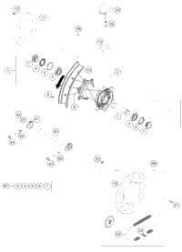 KTM PISTON I CPL. 2011 250 SX-F 77130007000 I