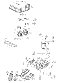KTM Fuel tank carrier w. manifold cpl. 2022 1290 SUPER ADVENTURE S, orange Chassis 61907013066