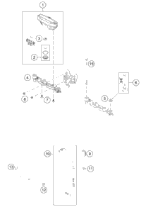 KTM Main harness US 2023 250 XC-W Chassis 55711175000
