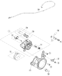 KTM Angle sensor 2022 1290 SUPER ADVENTURE R OT Chassis 61542090000