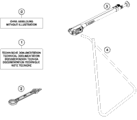 KTM SUB FRAME SX 2015 250 XCF-W 77203002000