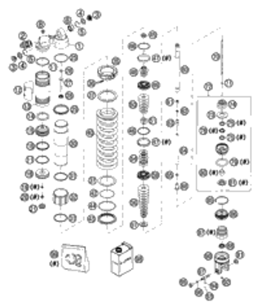 KTM Compression cpl. 2004 450 MXC Racing 50180213S6