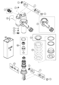 KTM Compression cpl. 2007 105 SX 50180213S6