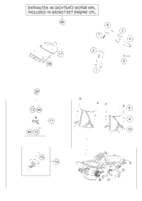 KTM Combination switch left 2020 1290 SUPER ADVENTURE S ORANGE 61411170000