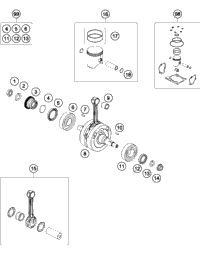 KTM CARBURETOR KEIHIN PWK 39 2002 2002 125 MXC 50331001744