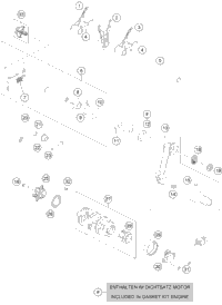 KTM CORNERING LIGHT L/S ADV. 2016 1290 SUPER ADVENTURE 60414007000