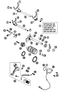 KTM RADIATOR LC8        03 2006 950 ADV-S 60035010000