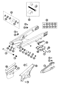 KTM EXHAUST MANIFOLD 2012 150 SX 50305107000