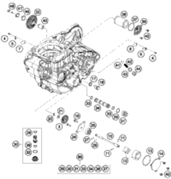 KTM PISTON II D=95MM 2012 500 XCW 78730007000 II