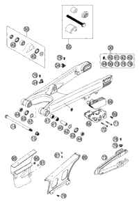 KTM EXHAUST MANIFOLD 2015 150 SX 50305107000
