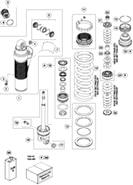 KTM Compression cpl. 2010 1190 RC8-R 46180533S1