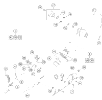 KTM EXHAUST MANIFOLD 250 EXC-F 07 2007 250 XC-F 77005007100