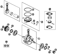KTM LOWER TRIPLE CLAMP CPL.   16 2020 300 XC TPI 7900103202230