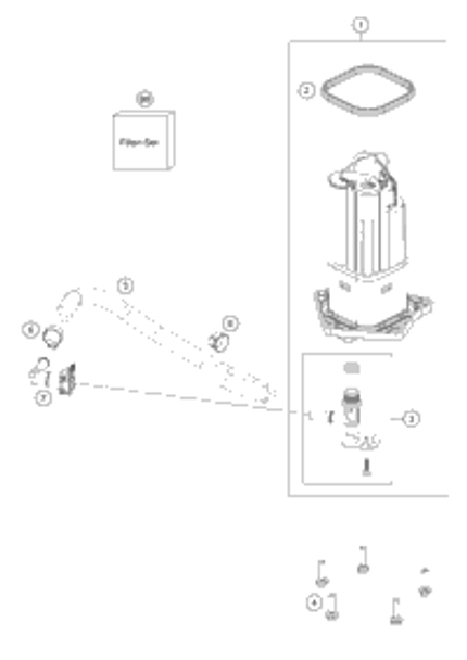 KTM fuel pump 2021 890 ADV (ORANGE) Chassis 63507088000