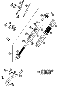 KTM FUEL PUMP CPL. EXC 2013 450 XC-W 78107088000