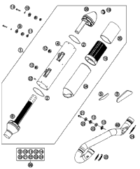 KTM FUEL PUMP CPL. EXC 2012 350 XCFW 78107088000