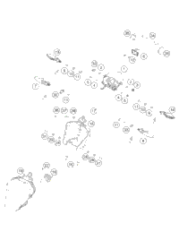 KTM Shock absorber, cmpl. 2022 200 DUKE, Orange Chassis 93104110000