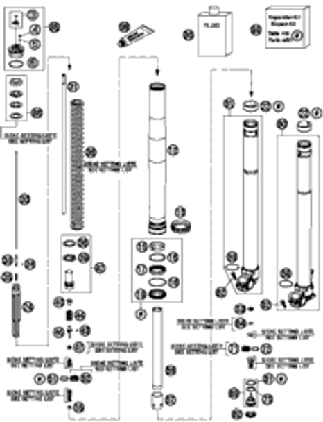 KTM AXLE CLAMP LEFT ADV. CPL.  09 09 2010 990 Adventure R 48600872S1