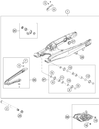 KTM CONROD REPAIR KIT 2023 500 EXC-F Engine 79630015044