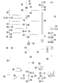 KTM Cartridge tube cpl. 2022 85 SX 17 14 Chassis 48600870S7