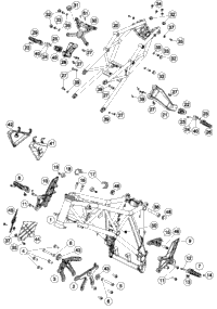 KTM MANIFOLD REAR CPL. 2016 1190 ADVENTURE ORANGE 60305008000