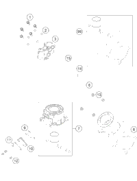KTM CRANKSHAFT GS CPL. 2013 50 SX Mini 45230018100