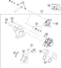 KTM CRANKSHAFT GS CPL. 2011 50 SX Mini 45230018100