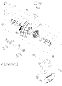 KTM WIRING HARNESS SX-F    2014 2014 2014 450 SXF 77711075200