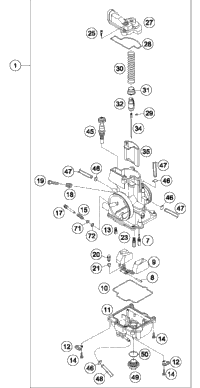 KTM OUTER CLUTCH HUB      '98 98 2013 150 SX 50332001044