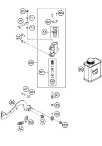 KTM ENGINE CASES CPL. 50SX 2012 50 SX Mini 45230000133