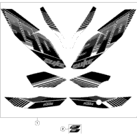 KTM Rear wheel axle 2021 1290 SUPER DUKE R (BLACK) Chassis 61310385100