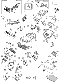 KTM WIRING ENGINE 2015 1190 ADV GREY 60311085000