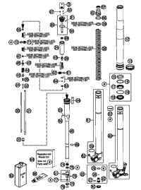 KTM Fork outer tube 49,13x577 dt54 db60 natu 2010 250 XCF-W CE 48600736