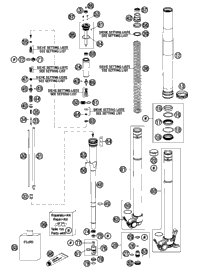 KTM Fork outer tube 49,13x577 dt54 db60 natu 2014 250 XCW 48600736