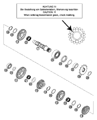 KTM EXHAUST PIPE NI. ''KTM523'' 2000 2001 125 SXS 52305009100
