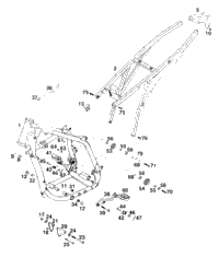 KTM EXHAUST PIPE NI. ''KTM523'' 2000 2003 125 SX 52305009100