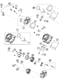 KTM PISTON KIT GR.I 250 SX-F13-14 As Required, 13 2014 250 XCFW 00050000222