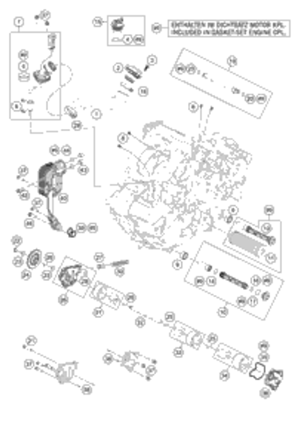 KTM PISTON KIT GR.I 250 SX-F13-14 13, As Required 2014 250 SXF 00050000222