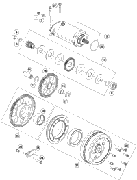 KTM inertial sensor 2019 1290 SUPER ADVENTURE R 60342090100