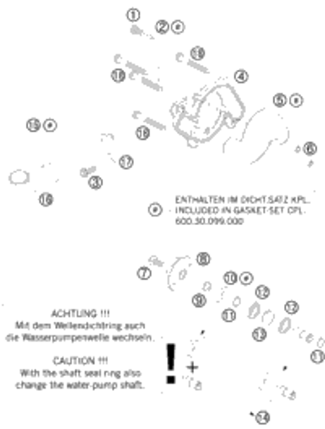KTM CAMSHAFT EXHAUST CPL. FRT 03 2005 950 Supermoto 60036010144 KTM CAMSHAFT EXHAUST CPL. FRT 03 2005 950 Supermoto 60036010144