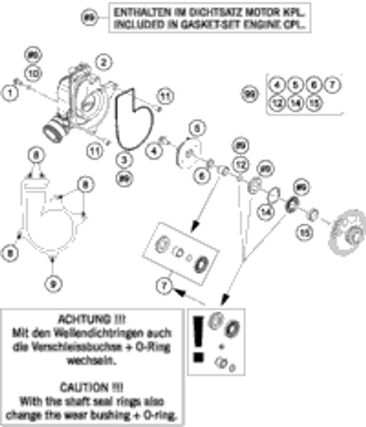 KTM CAMSHAFT EXHAUST CPL. FRT 03 2003 950 Adventure S 60036010144 KTM CAMSHAFT EXHAUST CPL. FRT 03 2003 950 Adventure S 60036010144
