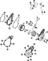 KTM ROTOR EFI CPL. 2016 350 EXCF 77539005144