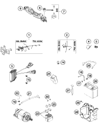 KTM WIRING HARN. EFI VMT. USA  14 2016 350 EXCF 78111175133