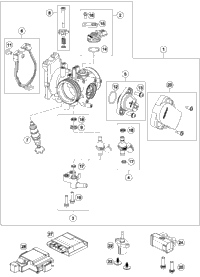 KTM Fuel pump 2022 300 XC-W TPI ERZBERGRODEO Chassis 79707088100