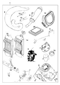 KTM RADIATOR KIT 10-14 10-14, As Required 2015 250 SX 00050000134