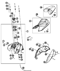 KTM REAR WHEEL CPL. 5X17'' BLACK 2017 690 DUKE ORANGE 7601000114430