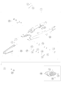 KTM Main wiring harness US 2022 150 XC-W TPI Chassis 51711175000
