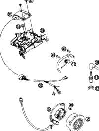 KTM Main wiring harness US 2021 150 XC-W TPI Chassis 51711175000
