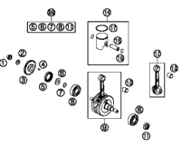 KTM CYLINDER + PISTON 2016 50 SX MINI 45230038000