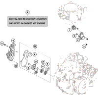 KTM PISTON D=105 As Required 2017 690 DUKE WHITE 76630007000 I